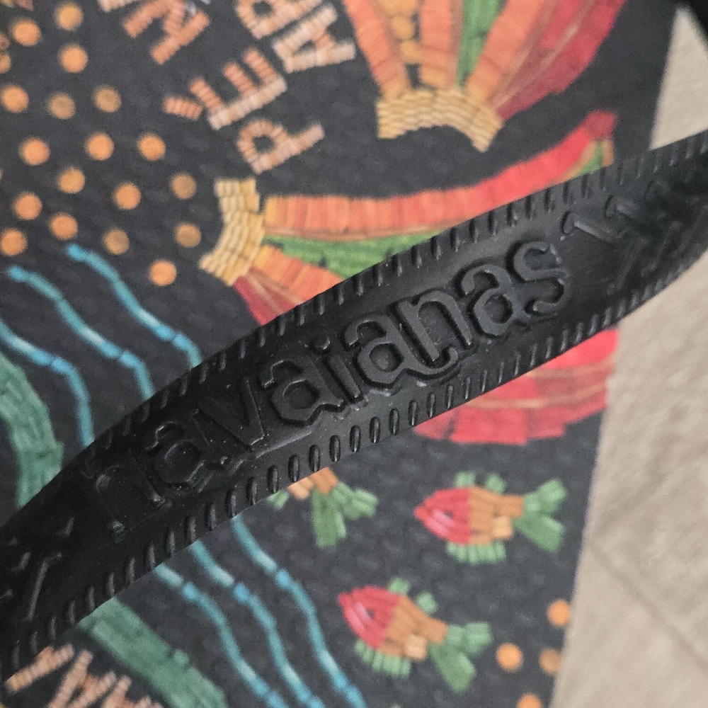 Havaianas X Farm Rio Tropical Dia De Sol Sandals Flip Flops - Picture 6 of 10